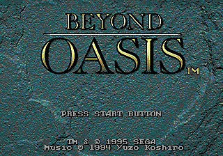 Beyond Oasis [Model 1354] screenshot