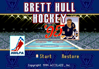 Brett Hull Hockey '95 [Model 3409] screenshot