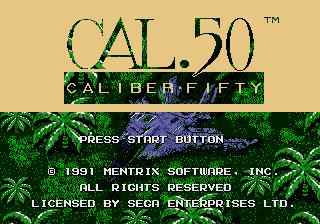 Cal.50 - Caliber Fifty [Model T-58026] screenshot