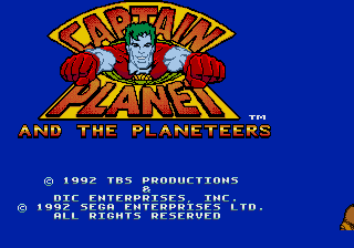Captain Planet and the Planeteers [Model 1031] screenshot