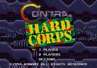Contra - Hard Corps [Model T-95106] screenshot
