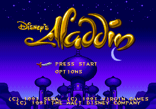 Disney's Aladdin [Model 1058] screenshot