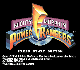 Mighty Morphin Power Rangers [Model 1570] screenshot
