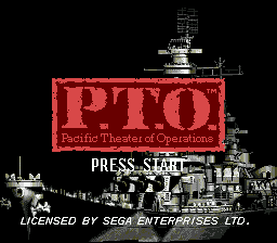 P.T.O. - Pacific Theater of Operations [Model T-76056] screenshot