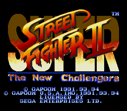 Super Street Fighter II - The New Challengers [Model T-12056] screenshot
