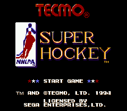 Tecmo Super Hockey screenshot
