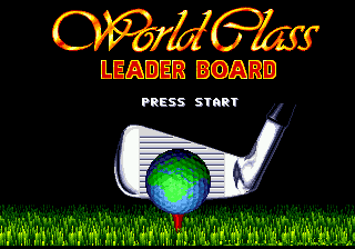World Class Leaderboard Golf [Model T-79026] screenshot