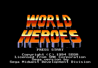 World Heroes [Model 1547] screenshot
