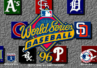 World Series Baseball '96 [Model 1242] screenshot