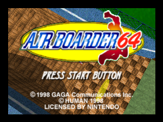 Air Boarder 64 screenshot