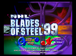 NHL Blades of Steel '99 screenshot