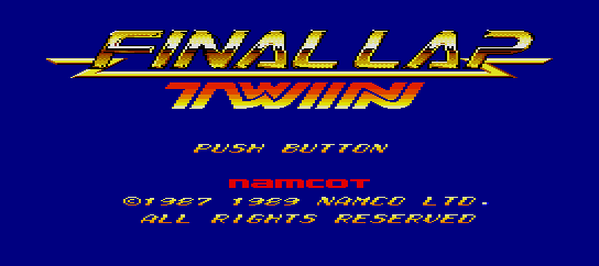 Final Lap Twin [Model NC89003] screenshot