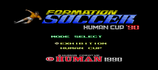 Formation Soccer - Human Cup '90 [Model HM90003] screenshot