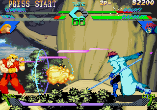 X-Men vs. Street Fighter [Model T-1227G] screenshot