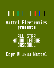 All Star Major League Baseball screenshot