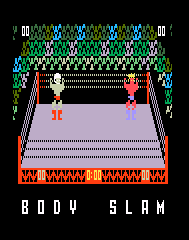 Body Slam Super Pro Wrestling [Model 9009] screenshot