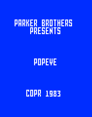 Popeye [Model PB6370] screenshot