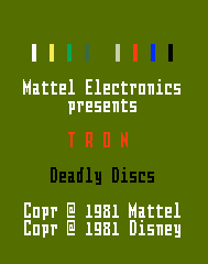 TRON Deadly Discs [Model 5391] screenshot