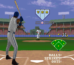 Frank Thomas Big Hurt Baseball [Model SHVC-AFKJ-JPN] screenshot