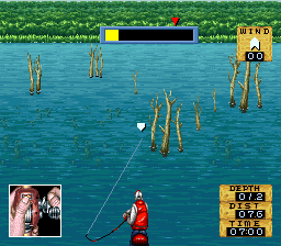 Jissen Bass Fishing Hisshouhou in USA [Model SHVC-AFUJ-JPN] screenshot