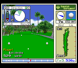New 3D Golf Simulation - Waialae no Kiseki [Model SHVC-GC] screenshot