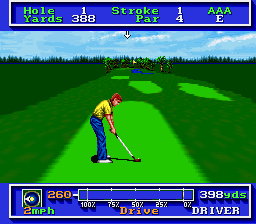 PGA Tour Golf [Model SHVC-PG] screenshot