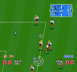 Super Cup Soccer [Model SHVC-SU] screenshot
