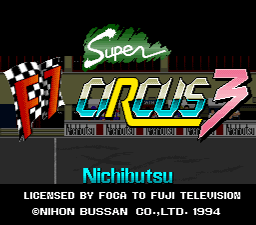 Super F1 Circus 3 [Model SHVC-N3] screenshot
