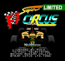 Super F1 Circus Limited [Model SHVC-FD] screenshot