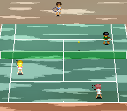 Super Family Tennis [Model SHVC-JA] screenshot