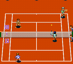 Super Final Match Tennis [Model SHVC-F9] screenshot