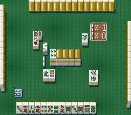 Super Mahjong 3 - Karakuchi [Model SHVC-Q8] screenshot