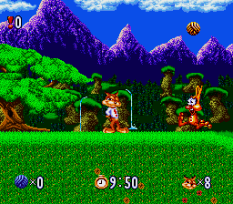Bubsy in Claws Encounters of the Furred Kind [Model SNSP-UY-EUR] screenshot