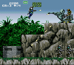 GunForce - Battle Fire Engulfed Terror Island [Model SNS-GU-USA] screenshot