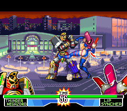 Mighty Morphin Power Rangers - The Fighting Edition [Model SNSP-A3RP-UKV] screenshot