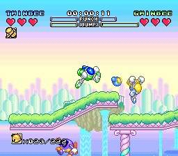Pop'n TwinBee - Rainbow Bell Adventures [Model SNSP-T7-NOE] screenshot