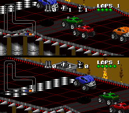 Rock n' Roll Racing [Model SNS-RN-USA] screenshot