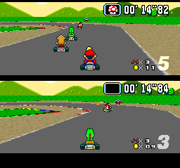 Super Mario Kart [Model SNSP-MK-FAH] screenshot