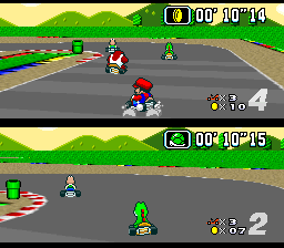 Super Mario Kart [Model SNS-MK-USA] screenshot