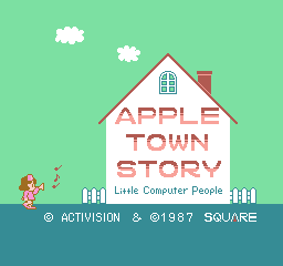 Apple Town Monogatari - Little Computer People [Model SQF-APT] screenshot
