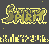 Avenging Spirit [Model DMG-P8-USA] screenshot