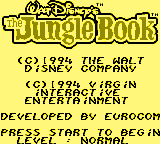 Disney's The Jungle Book [Model DMG-J7-USA] screenshot