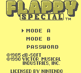 Flappy Special [Model DMG-V2A] screenshot