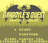 Gargoyle's Quest - Ghosts'n Goblins [Model DMG-RA-USA] screenshot