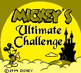 Mickey's Ultimate Challenge [Model DMG-UV-USA] screenshot
