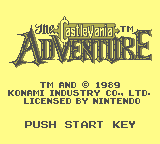 The Castlevania Adventure [Model DMG-CV-USA] screenshot