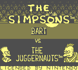 The Simpsons - Bart vs. the Juggernauts [Model DMG-JU-USA] screenshot