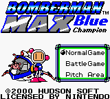 Bomberman Max - Blue Champion [Model CGB-A8BE-USA] screenshot
