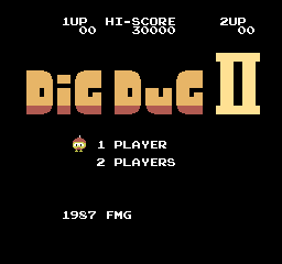 Dig Dug II screenshot