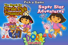 2 Games in One: Dora the Explorer Double Pack [Model AGB-B2EE-USA] screenshot